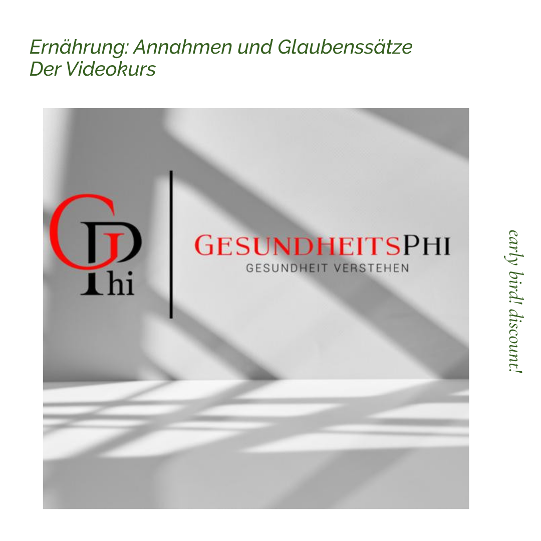 Ernährungsberatung I Annahmen zur Ernährung I gesunde Ernährung