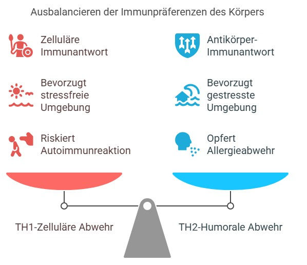 TH1 und TH2 Gleichgewicht