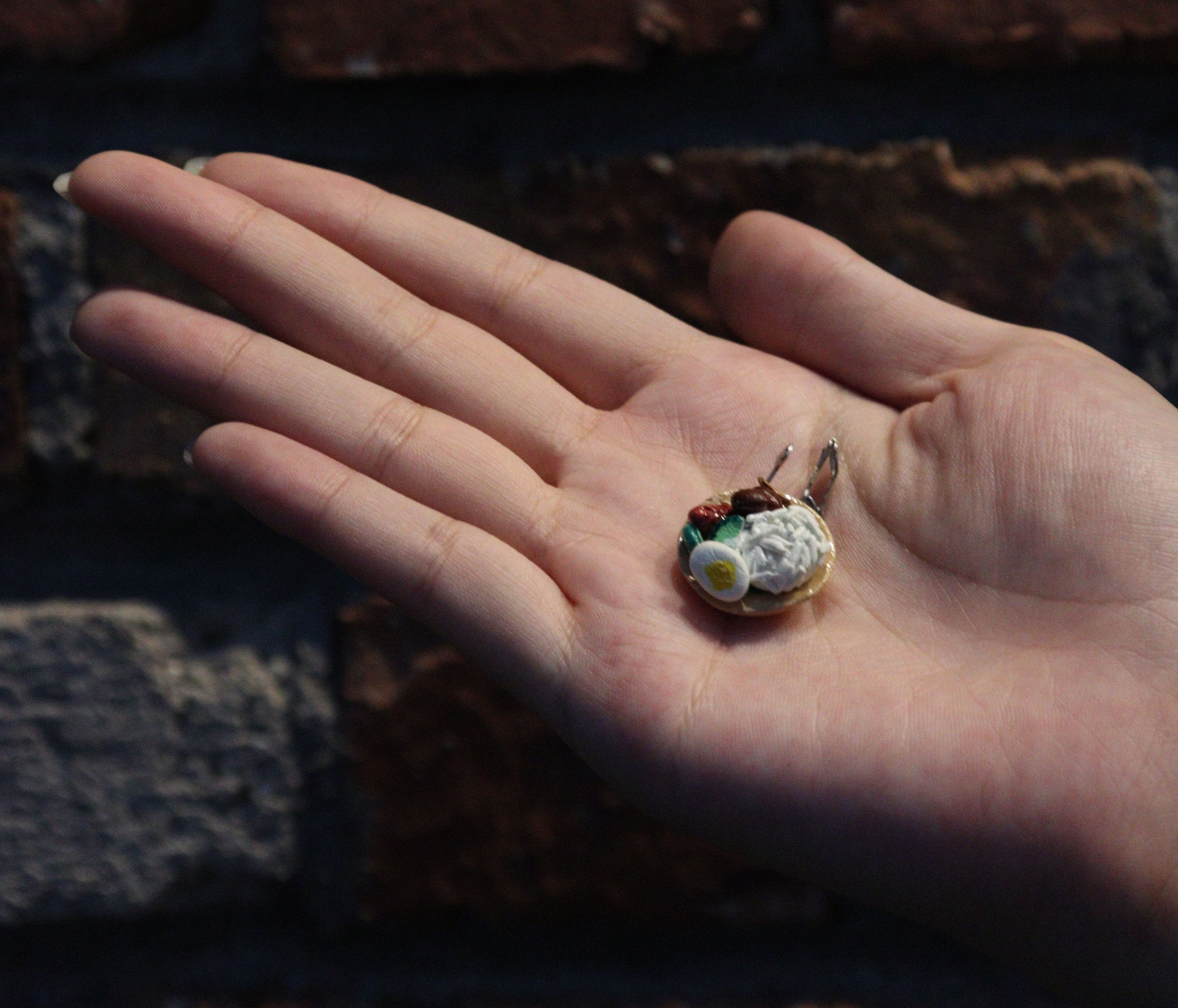 100% Handmade Miniature - Nasi Lemak