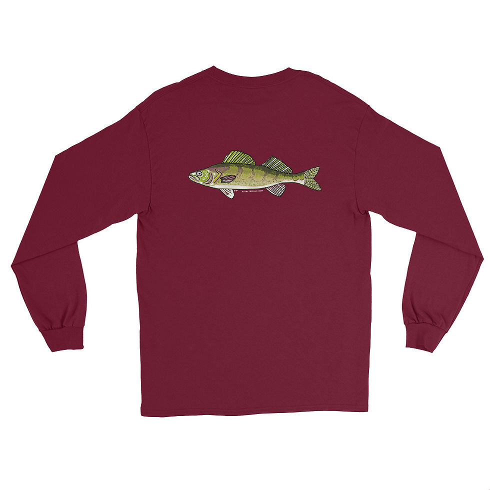 Thumbnail: Walleye  North American Fish Series Unisex Long Sleeve
