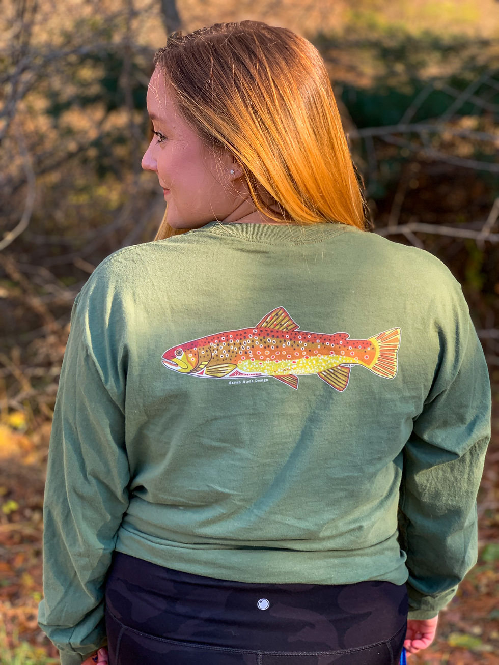Thumbnail: Brown Trout  North American Fish Series Unisex Long Sleeve