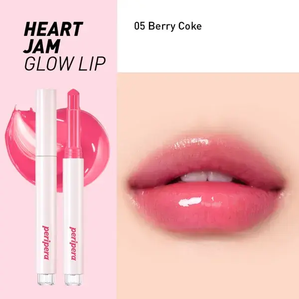 Hình thu nhỏ: Son Thỏi Bóng Peripera Heart Jam Glow Lip