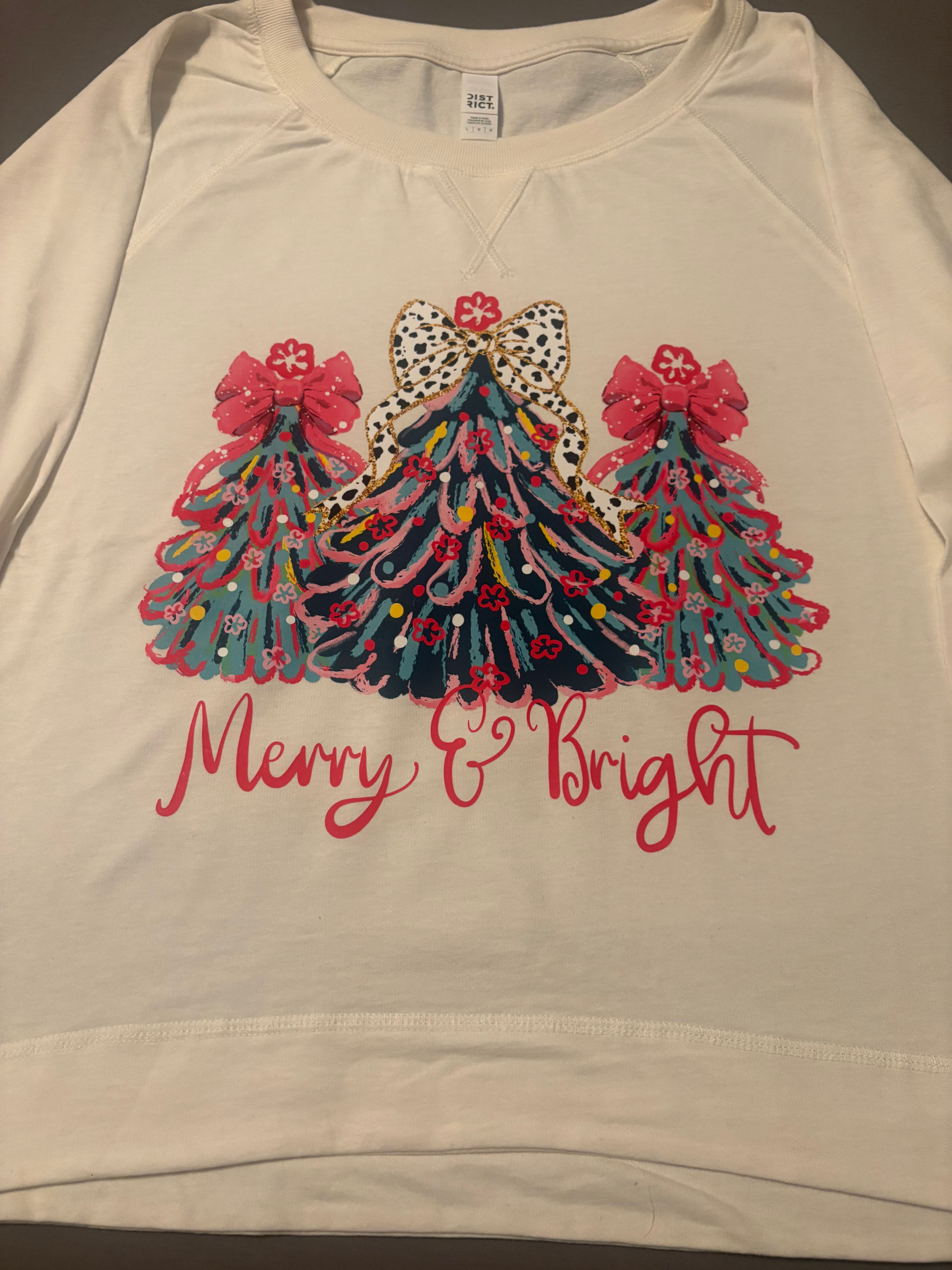 Christmas Tree Trio Hoodie or Sweatshirt