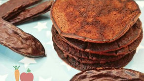 Panquecas de alfarroba