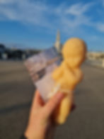 Thumbnail: wax figure offering Fatima presented with personal prayer intention at the Sanctuary of Fatima