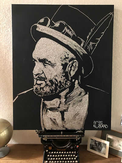 boris normand speed painting glitter liv