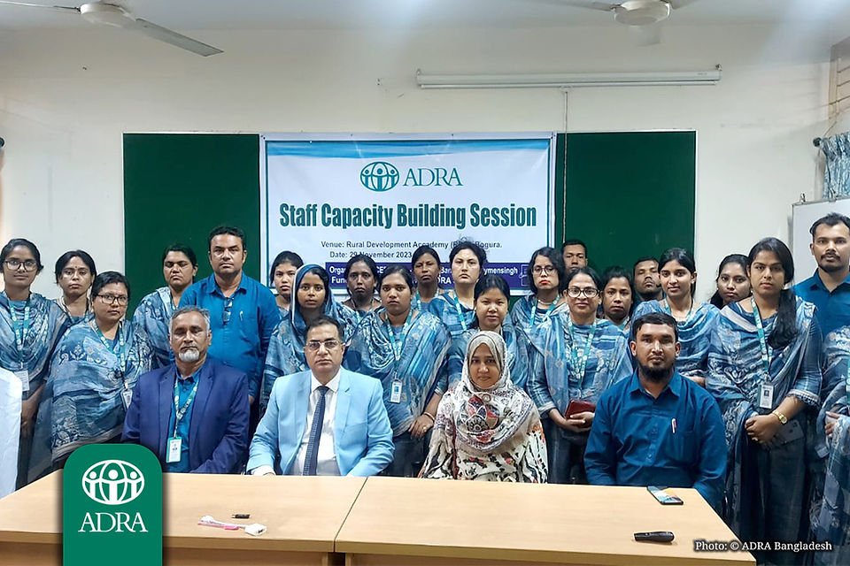 Staff capacity building training during cross visit