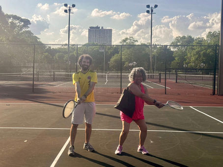 Tennis is officially back! 🎾☀️ in Rainbow Beach Park!
