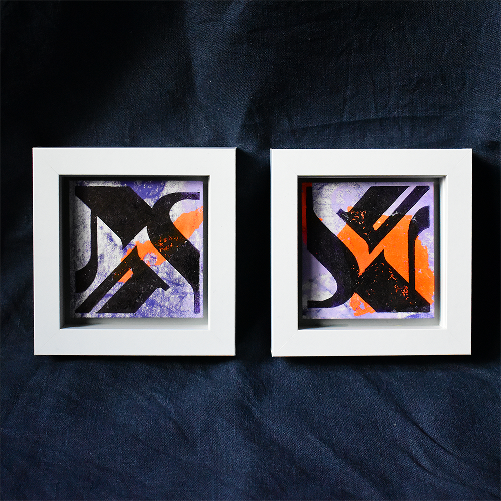 Neon tiles (orange)