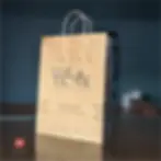 Thumbnail: Kraft retail bag customized for men's and women's clothing