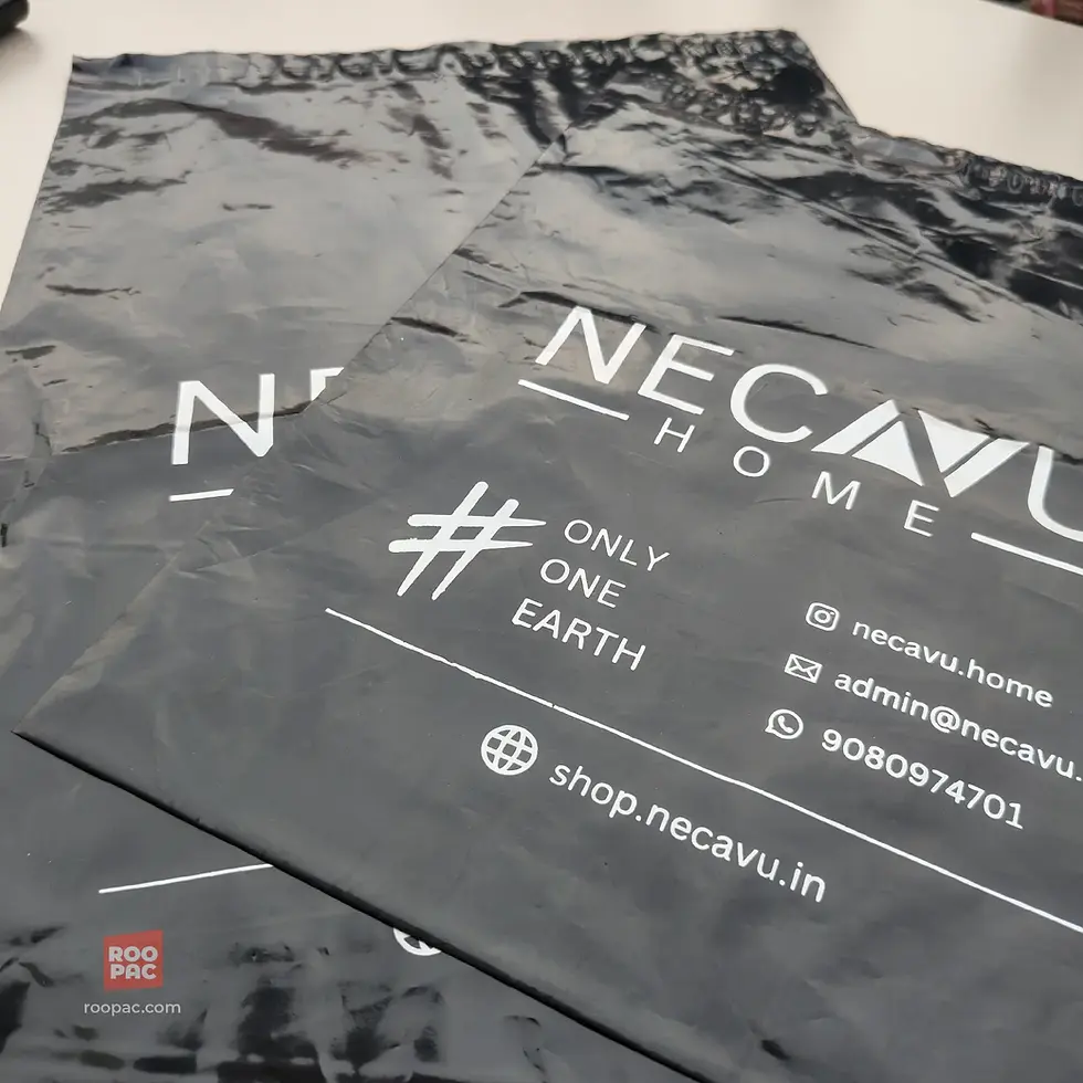 Thumbnail: Black Poly Mailer lightweight packaging for online orders