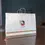 Thumbnail: Vogue on Butterfly – large-size white shopping bag for garments