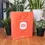 Thumbnail: Twisted white handle close-up of designer paper bag