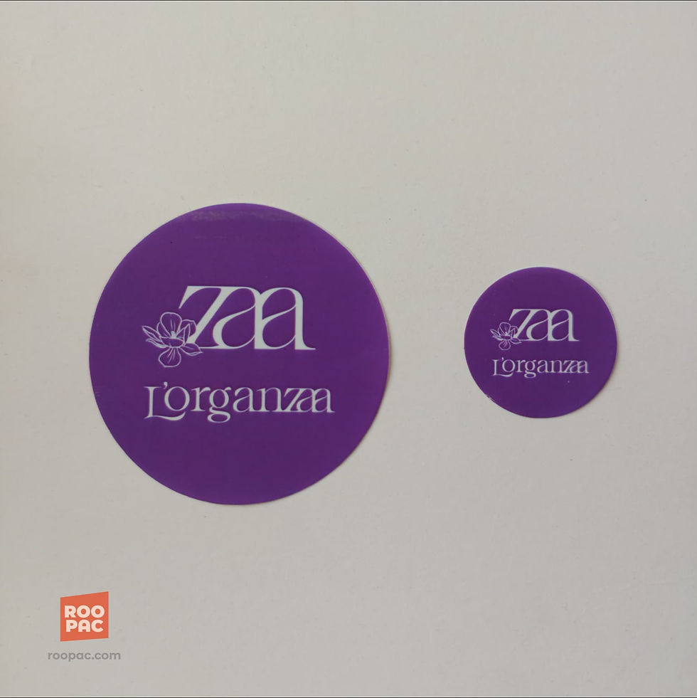 Thumbnail: Round velvet laminated sticker with soft texture and matte finish, showcasing vibrant colors and durability