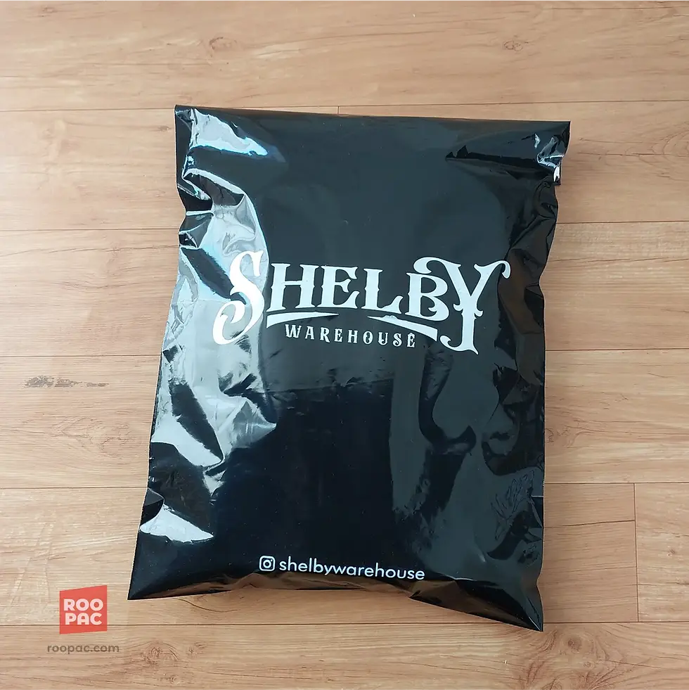 Thumbnail: Black Poly Mailer tear resistant and secure shipping pouch