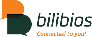 Logo da Bilibios, escola de idiomas.
