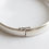 サムネイル： oval silver bangle