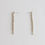 サムネイル： sterling silver rope hoop pierced earrings