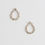 サムネイル： sterling silver braided hoop pierced earrings