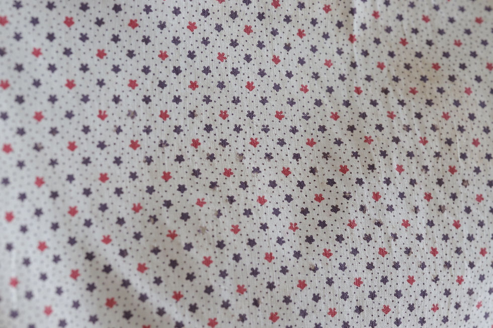 サムネイル： antique botanical cotton scarf