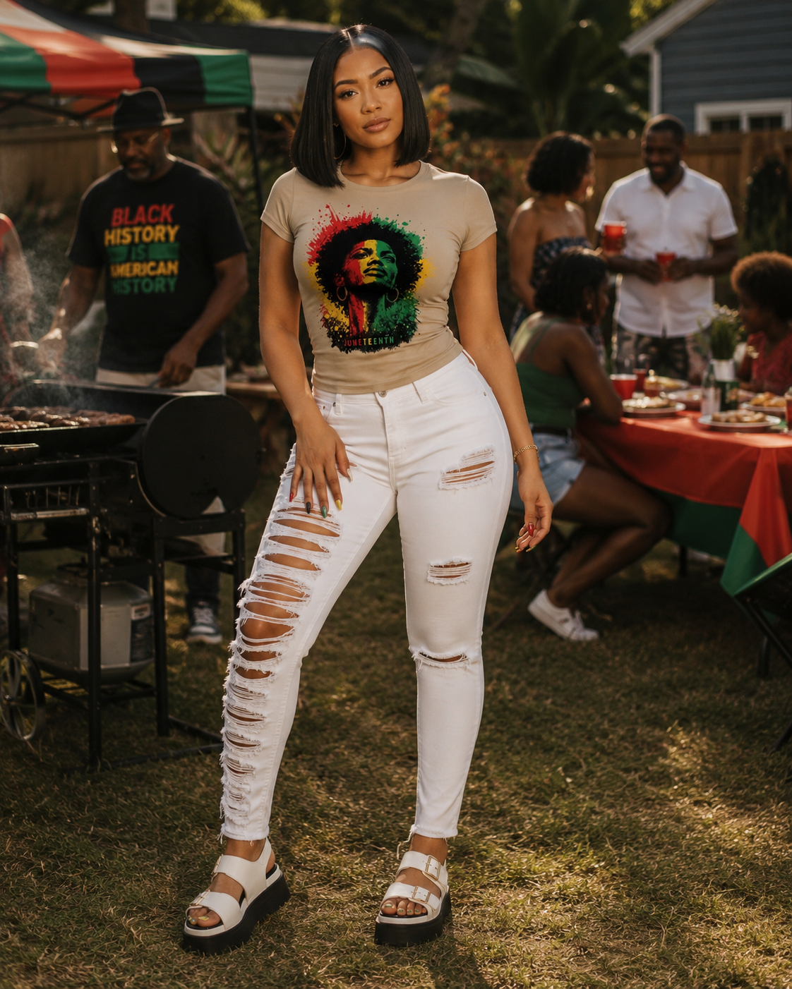 Women Rooted In Freedom Baby Tee