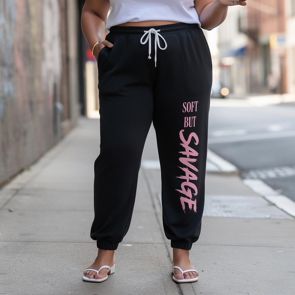 Thumbnail: Summer Savage Drawstring Sweatpants BlK