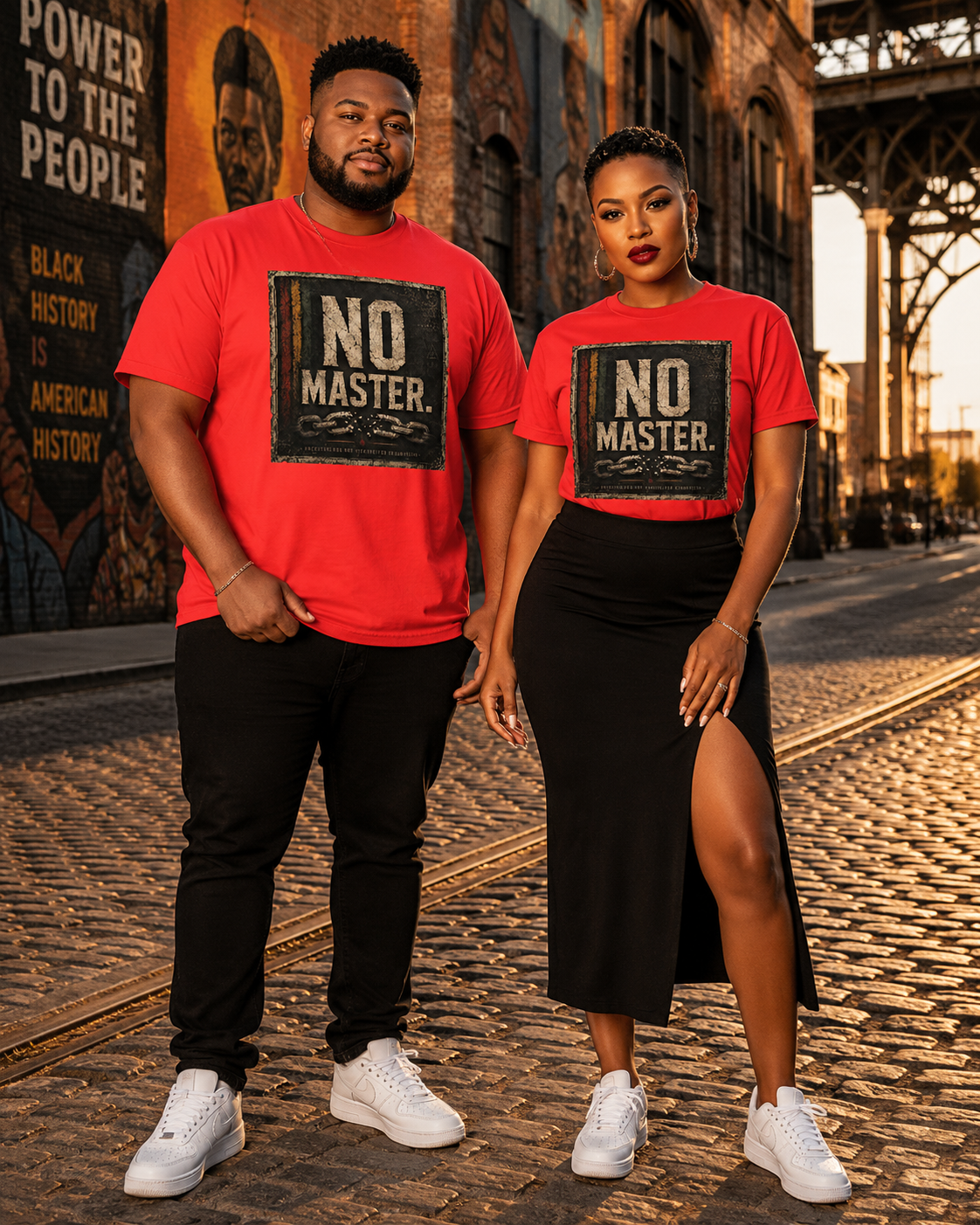 No Master Unisex heavyweight Tee
