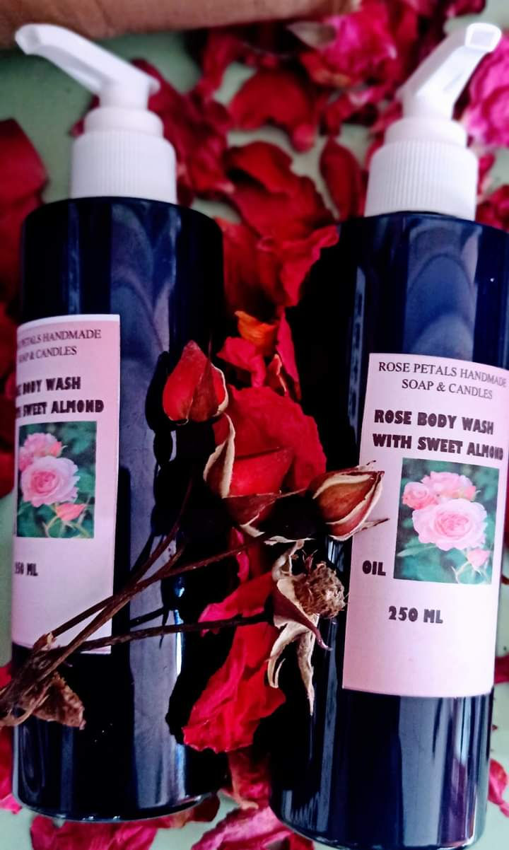 Rose With Sweet Almond Oil Body Wash