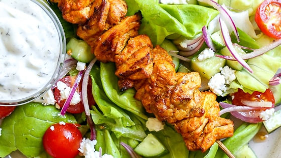 Chicken shish plate single meat