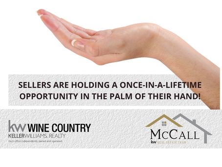 Sellers: Your Once-in-a-Lifetime May Be in the Palm of Your Hand!
