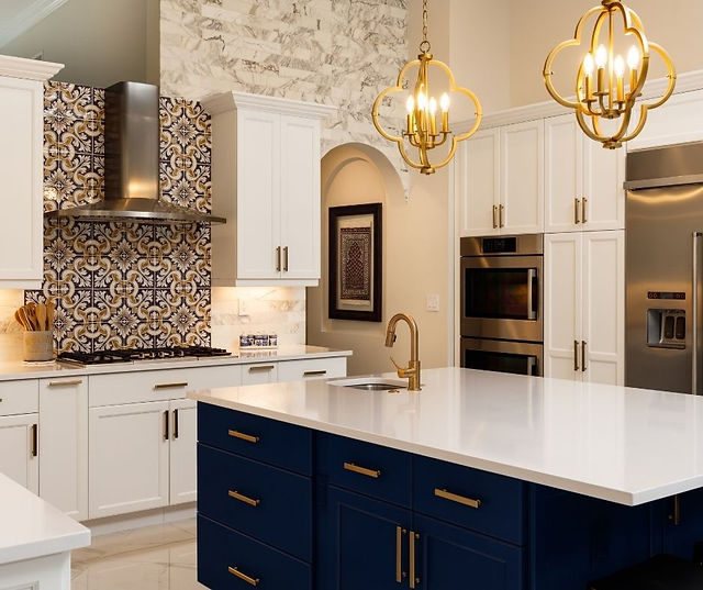 Design trends tile installation behind range 