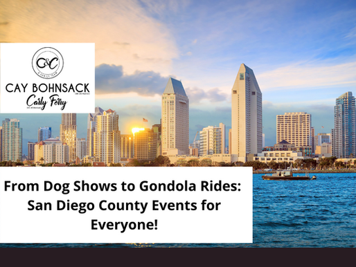 From Dog Shows to Gondola Rides, San Diego County Events for Everyone!