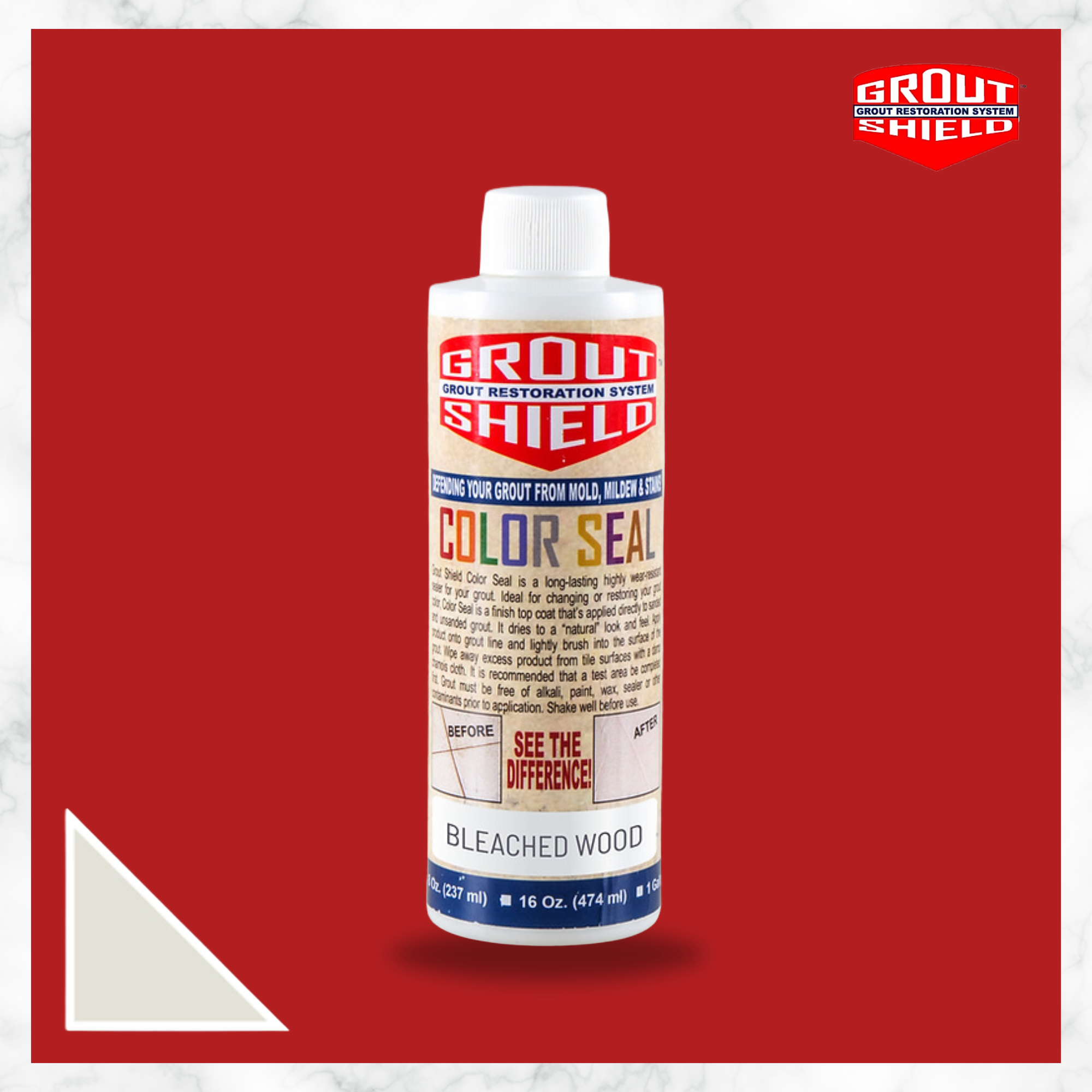 Color Seal_8oz Bottle_Covers up to 250 sq.ft. (Bleached Wood)