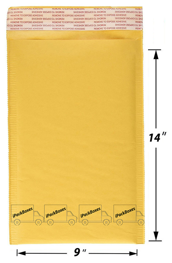 iPackBoxes #4 - 9" x 14" - Padded Envelopes (100 Pack)