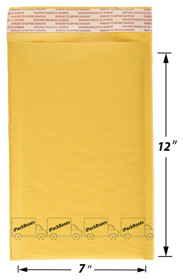 iPackBoxes #1 - 7" x 12" - Padded Mailers (50 Pack)
