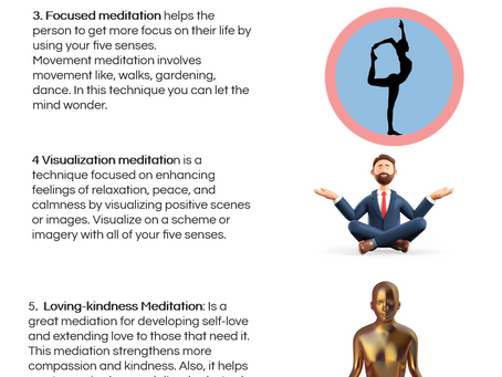 7 Popular Meditations used in North America today. 