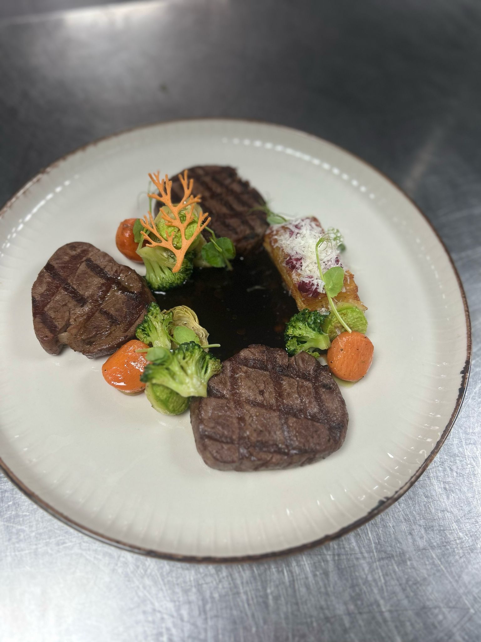 Arranged Food and Objects