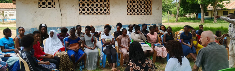 Eric's first meeting with the sponsored girls.