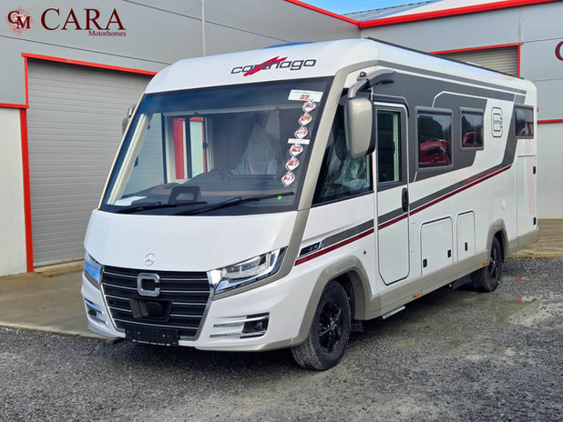 Experience the pinnacle of motorhome excellence with the Carthago Chic C-Line 4.9 LE A-Class a vehicle that redefines what it means to travel in style. Crafted by one of Europe's most prestigious manufacturers, Carthago is synonymous with luxury, refinement, and world-class engineering, and the Chic C-Line is no exception.
From the moment you step inside, you're welcomed by an elegant, high-end interior that exudes sophistication think premium materials, soft ambient lighting, and a smart, ergonomic layout designed for effortless living on the road. The spacious LE layout has a beautifully appointed lounge area perfect for relaxing or entertaining in style.