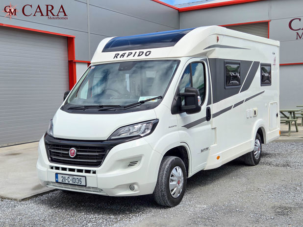 The Rapido C56 is a compact 6m motorhome designed for easy travel and everyday practicality. Perfect as a 2 berth, it offers a clever layout that combines comfort with efficiency, featuring a bright lounge area, well-equipped kitchen, and a smartly designed washroom. Despite its modest size, it feels spacious inside and remains easy to drive, making it an ideal choice for couples seeking freedom and flexibility on the road.