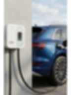 Küçük resim: Hims HCDKB-22 22kW Destekli 5m Kablolu Smart Beyaz Elektrikli Araç Şarj İstasyon