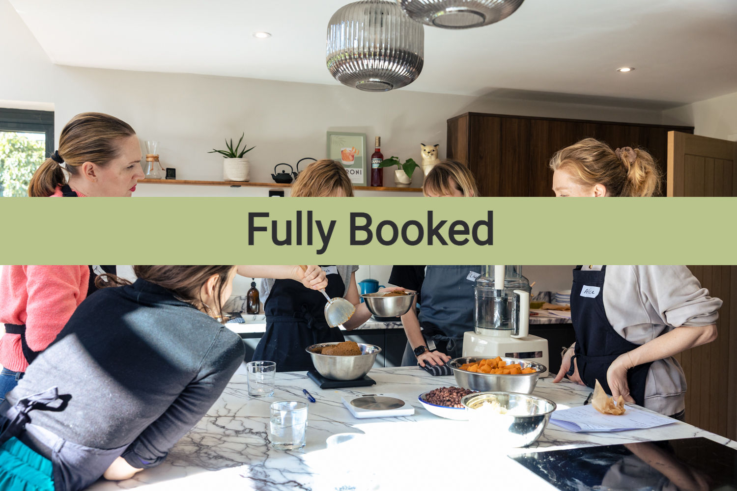 Customers enjoying batch cooking