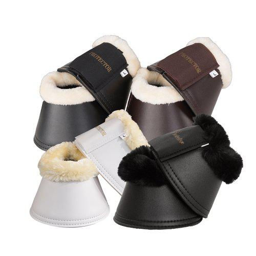 Framifrån Svart/vit, brun, vit, svart