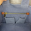 Thumbnail: EUC PRADA Canapa Blue Embossed Canvas Bag