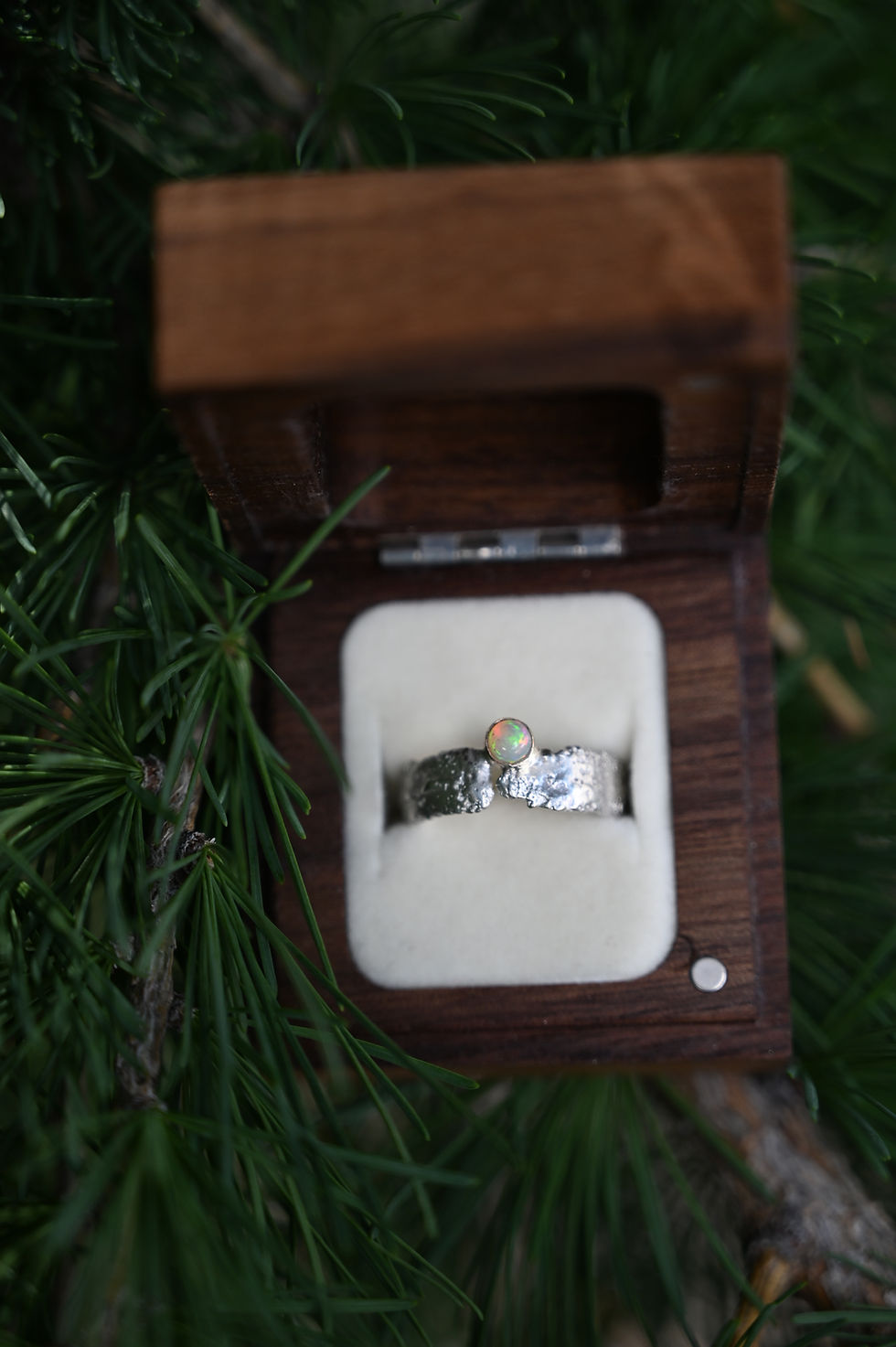 Thumbnail: Unearthed Opal Ring Size 7.25