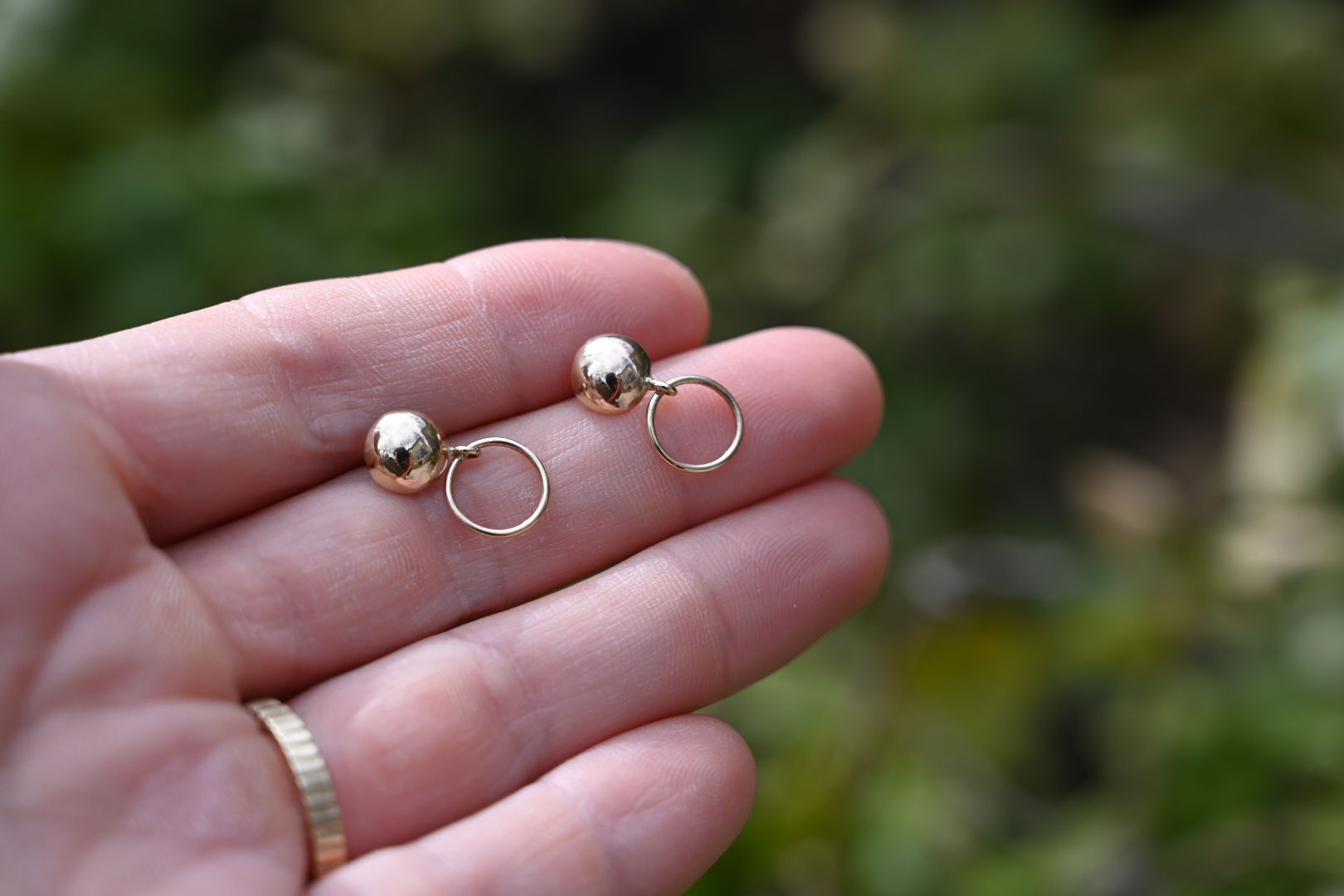 10k Yellow Golden Summit Studs