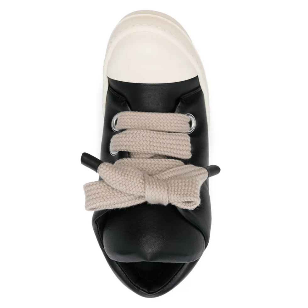 RICK OWENS HOLLYWOOD JUMBOLACE LOW SNEAKERS top view