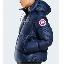 Canada Goose Crofton Puffer Jacket on model side view
