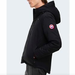 CANADA GOOSE LODGE HOODIE on model side view