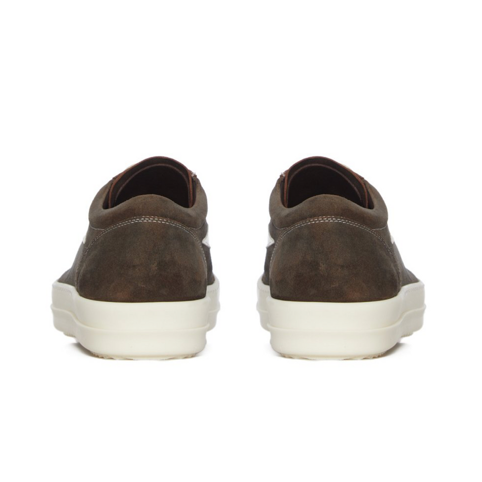DRKSHDW LEATHER VINTAGE LOW-TOP SNEAKERS back view
